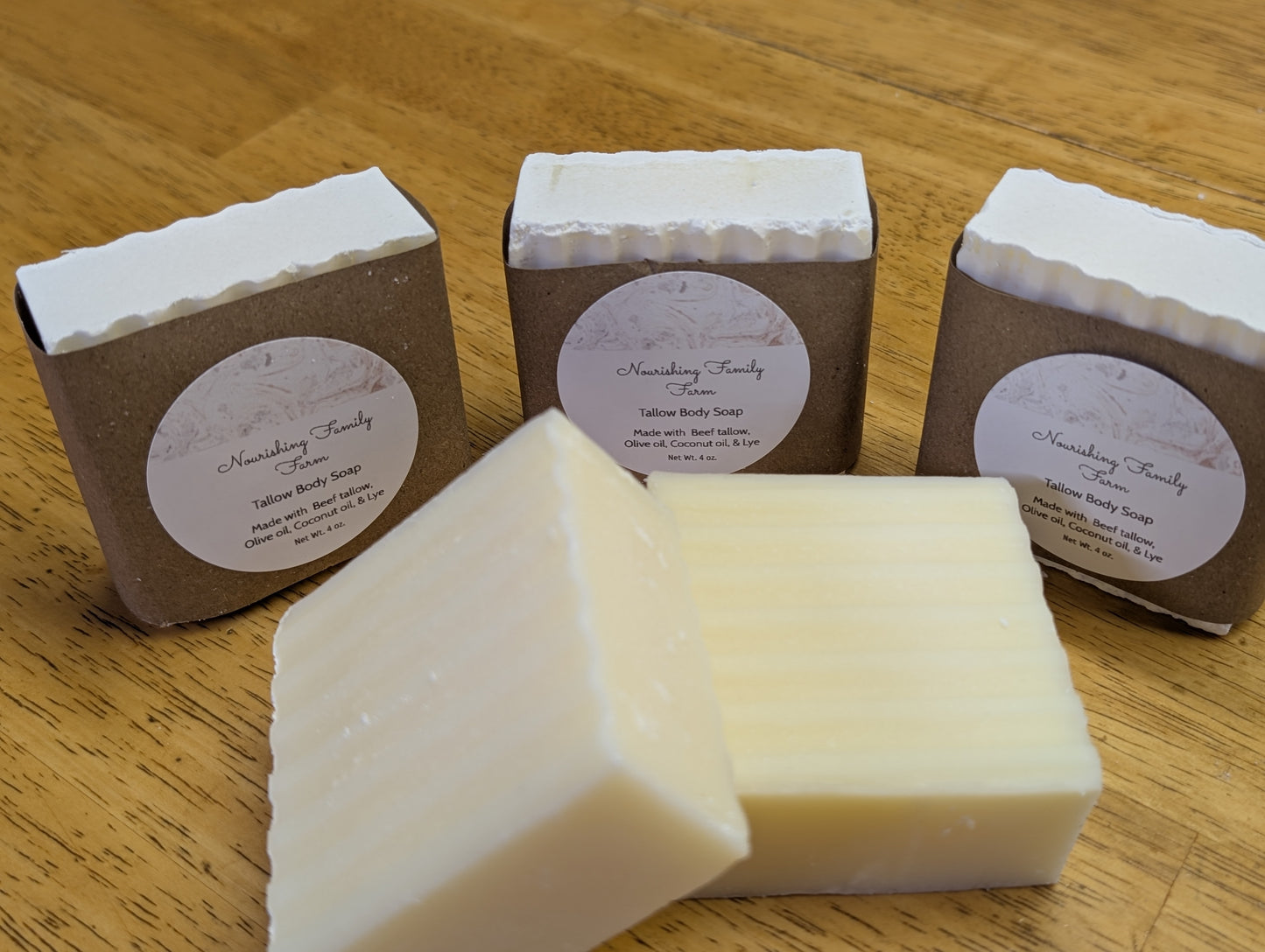 Grass Fed Beef Tallow Body Soap